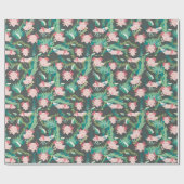 Papier Cadeau Axolotl de bébé (Plat)