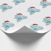 Papier Cadeau Axolotl Joyeux Noël Animaux d'hiver Axolotls (Coin)