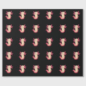 Papier Cadeau Axolotl "Monster" clique (Plat)