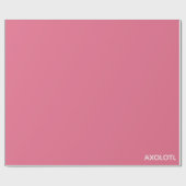 Papier Cadeau Axolotl pink color name (Plat)