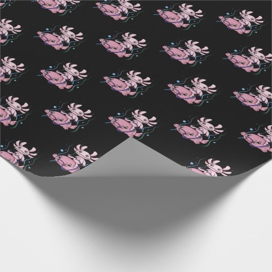 Papier Cadeau Axolotl Riding Blobfish (Coin)