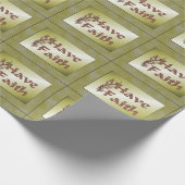 Papier Cadeau Ayez la foi Flower Tree Inspiration (Coin)