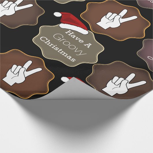 Papier Cadeau "Ayez un Noël Super" (Coin)