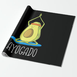 Papier Cadeau Ayogado Avocado Yoga Lover