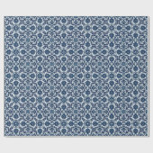 Papier Cadeau Azulejos Floral Carrelage Motif (Plat)