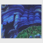 Papier Cadeau Azurite et Malachite (Plat)