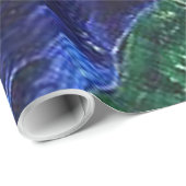 Papier Cadeau Azurite et Malachite (Coin rond)