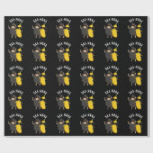 Papier Cadeau Baa-nana Funny Banana Puns Dark BG (Plat)
