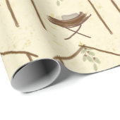 Papier Cadeau Babe in a manger Christmas wrap (Coin rond)