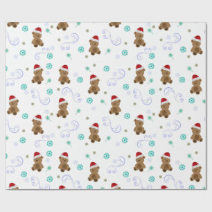 Papier Cadeau Baby Bears Noël