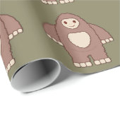 Papier Cadeau Baby Bigfoot (Coin rond)