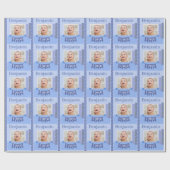 Papier Cadeau Baby Boy 2e anniversaire Blue Scrapbooking (Plat)