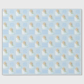 Papier Cadeau Baby Boy Twinkle, Twinkle Little Star (Plat)