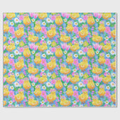 Papier Cadeau Baby Chicks Pattern | Easter Wrapping Paper (Plat)