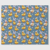 Papier Cadeau Baby Chicks Pattern | Easter Wrapping Paper (Plat)