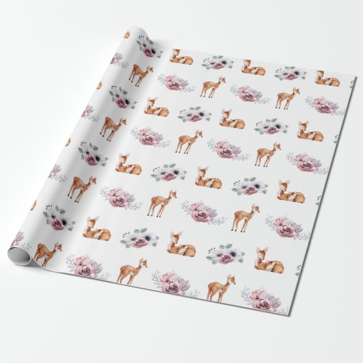 Papier Cadeau Baby Fawn (Déroulé)