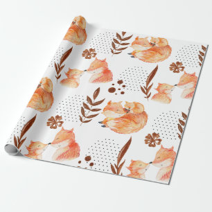 Papier Cadeau Baby Fox