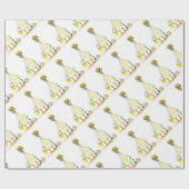 Papier Cadeau Baby Gosling on the Beach (Plat)