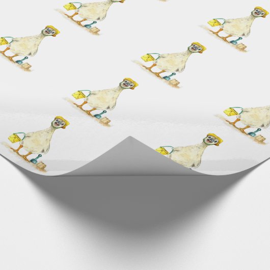 Papier Cadeau Baby Gosling on the Beach (Coin)