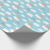 Papier Cadeau Baby Hercules and Pegasus Cloud Pattern Wrapping P (Coin)
