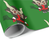 Papier Cadeau Baby Krampus (Coin rond)