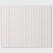 Papier Cadeau Baby shower Arrow Tribal Boho Pastel (Plat)