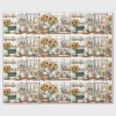 Papier Cadeau Baby Shower Cuisine de Rêve (Plat)