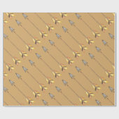 Papier Cadeau Baby shower de la flèche tribale (Plat)