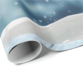 Papier Cadeau Baby shower de Noël (Coin rond)