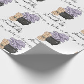 Papier Cadeau Baby shower d'Halloween Witch Cauldron (Coin)