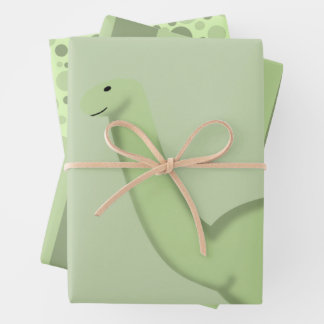 Papier cadeau Baby shower Dinosaur Cute