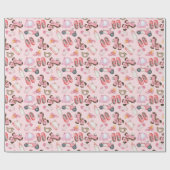 Papier Cadeau Baby shower fille (Plat)