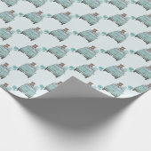 Papier Cadeau Baby shower garçon Fiat 500 (Coin)