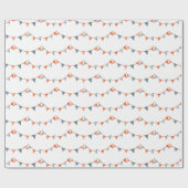 Papier Cadeau Baby shower Indicateurs nautiques (Plat)