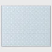 Papier Cadeau Baby shower Motif simple à points bleus (Plat)