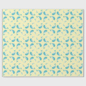Papier Cadeau Baby shower Narval (Plat)