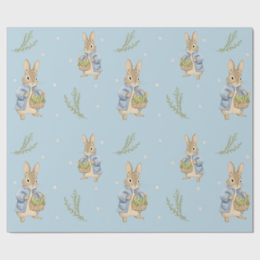 Papier Cadeau Baby shower Peter Rabbit (Plat)