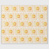 Papier Cadeau Baby shower solaire (Plat)