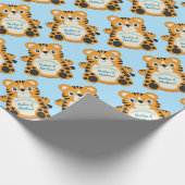 Papier Cadeau Baby shower tigre (Coin)