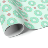 Papier Cadeau baby shower unisex mignon  (Coin rond)