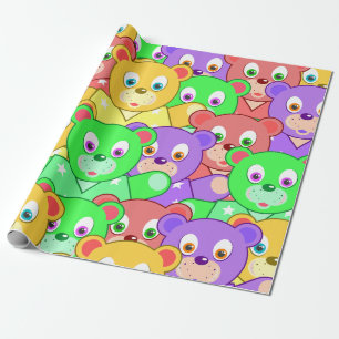 Papier Cadeau Baby Teddy Bear