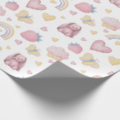 Papier Cadeau Baby themed wrapping paper (Coin)