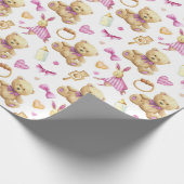 Papier Cadeau Baby themed wrapping paper (Coin)