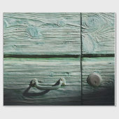 Papier Cadeau Bac Brown en bois (Plat)