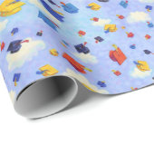 Papier Cadeau Bac de fin d'études (Coin rond)