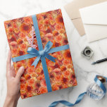 Papier Cadeau Bachelorette Fête des mariées Orange Fleurs<br><div class="desc">Préparez-vous à célébrer votre vie avec notre "Dernière swing Before the Ring" golfing bachelorette pêche orangé party fournit du papier d'emballage. Le thème de la pêche est le bonheur et l'amitié, tandis que le design inspiré du golf donne le ton pour une journée remplie de rire et de joie. Laissez...</div>
