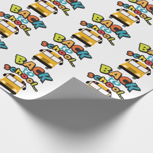 Papier Cadeau Back to school (Coin)