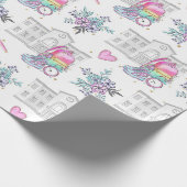 Papier Cadeau Back to School Pattern (Coin)