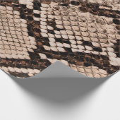 Papier Cadeau background of snake skin texture (Coin)