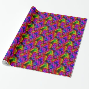 Papier Cadeau Bactéries colorées